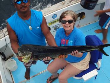 She can also fishing, do you?