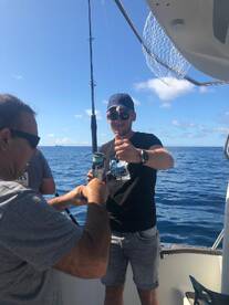 Turning trolling into bottom Fishing