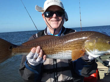 Windy day redfish