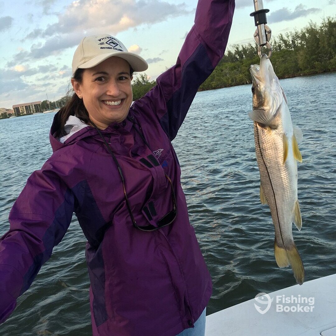 Her first time snook fishing