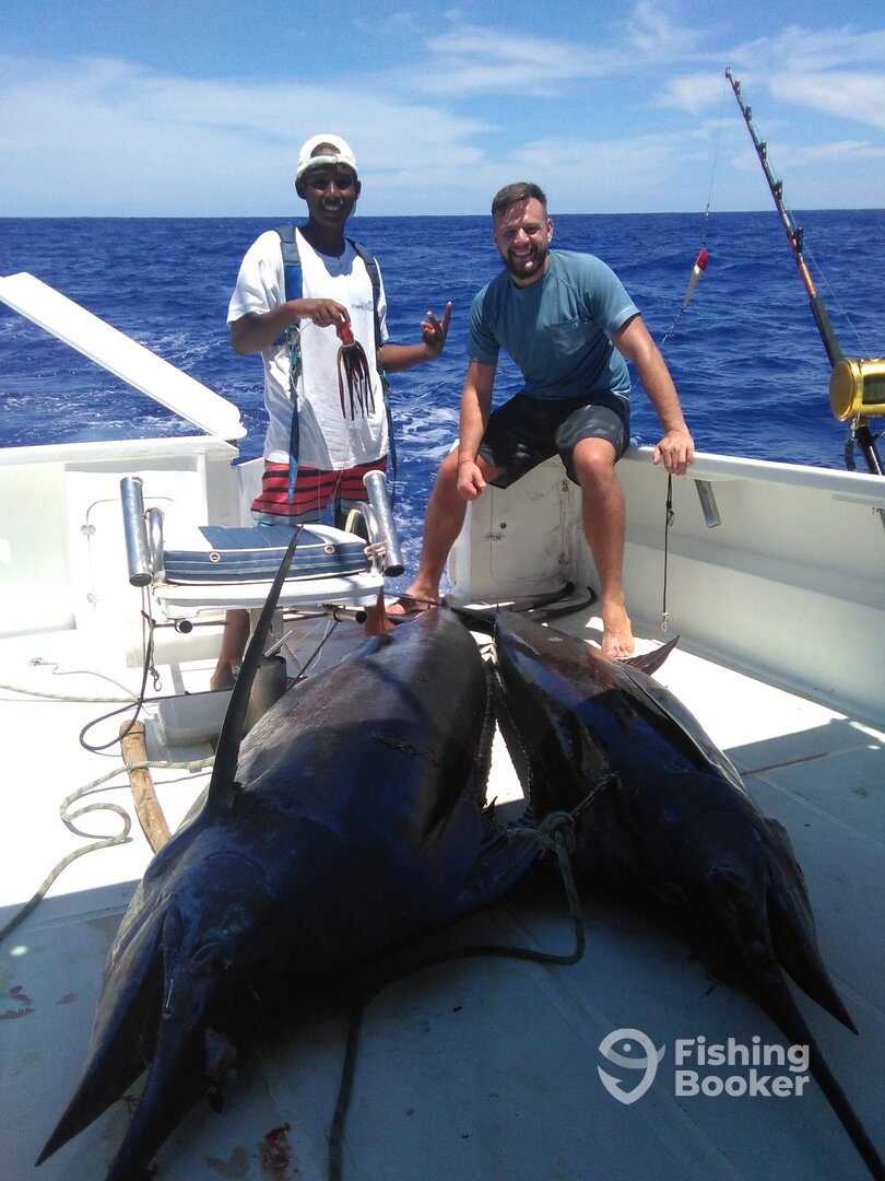 200 & 450 lbs blue marlin