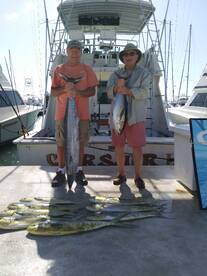 Wahoo Mahi Mahi and Tuna