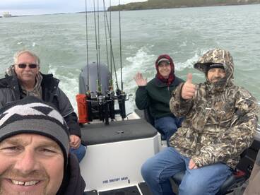 Walleye fish in Detroit River Lake Erie
