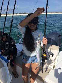 Our first Spanish Mackerel this season. 