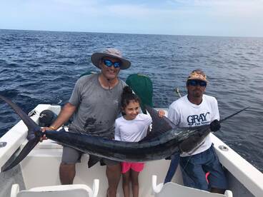 Striped Marlin on the Super Panga 