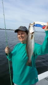 These people caught their fish while fis