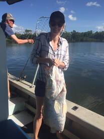 Big Barramundi in Cairns Inlet