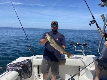 We found some nice walleye today!