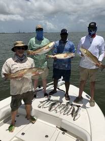 Jetty Trout and Reds with great group of