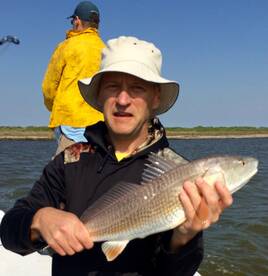 Lots of redfish on first saltwater trip!