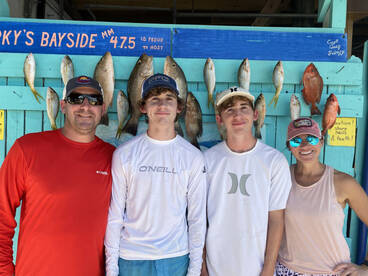 Reef fishing on Fire