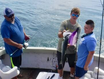 The Big Bluefish Made a Showing...