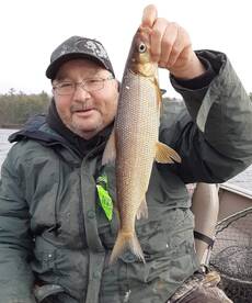 Lyle with a nice Whitefish