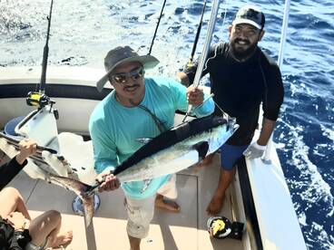 Great fishing day before the storm