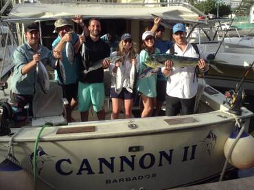 Family of 7 fishing