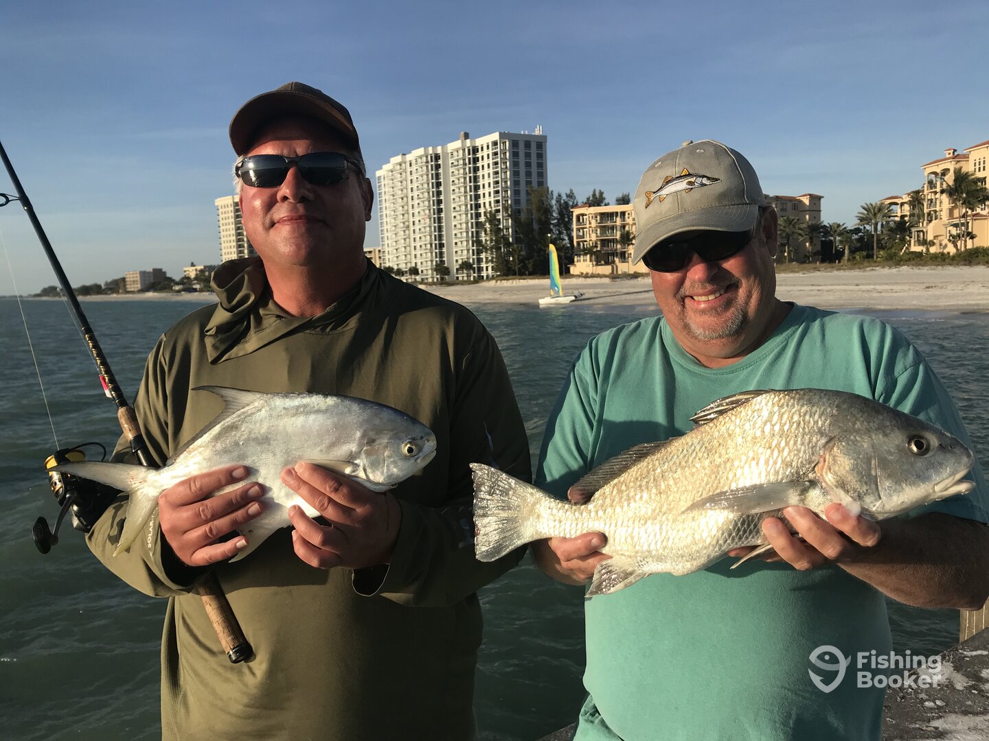 Pompano and Black drum on 1/20/21