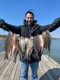 Wind or no, fish will be caught!