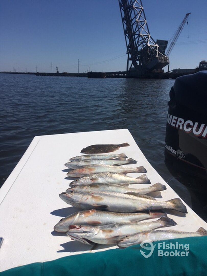 Beautiful Specks, Redfish, and Flounder