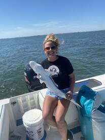 Bull Reds while shark fishing  
