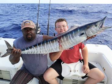 Hungry fish on the full moon!