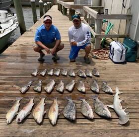 4 Limits of Black Drum + Redfish & Shark