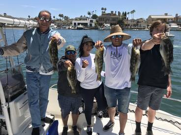 The fish are biting on our deep sea fish