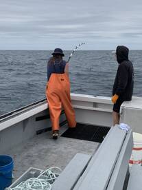 Crew day with Charlie Tuna