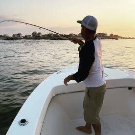 Early morning bass in fly