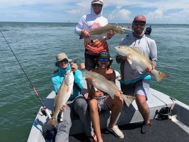 Quadruple hookup and landed