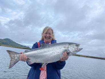 Great Fall chinook fishing