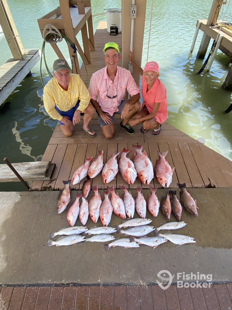 Red snapper, white trout and mangrove