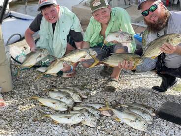 Jack Crevalle Slam with some trout & sno