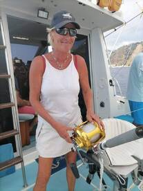 Putting out lures