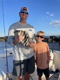 Corey and Harper with a nice sheepshead