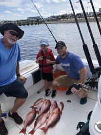 The red snapper ate bitting good!!