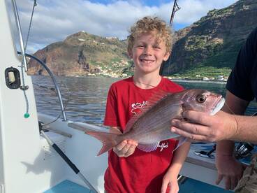 Nice snapper for 8 yr old Rory
