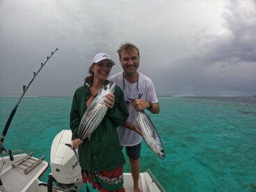 Rainy session but some sashimi!