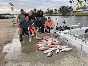 Caught our bag limit of 30