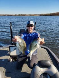 Winter crappie slabs 