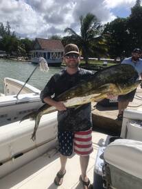 55 lb Bull dolphin caught recently