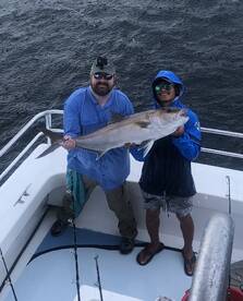 We still catch fish with great weather!