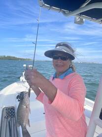 I love taking kids fishing, especially t