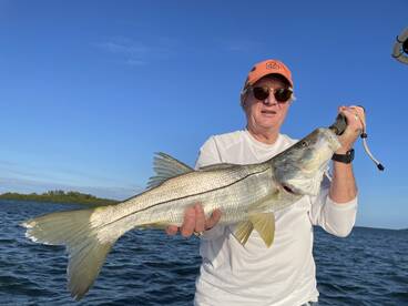 Biggest fish of the day, Nice Snook!