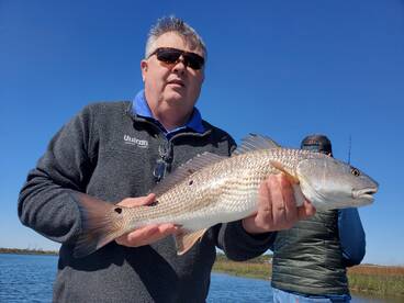 Catching redfish on 2/28/22