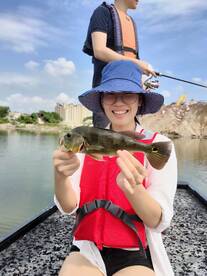 Peacock bass fishing