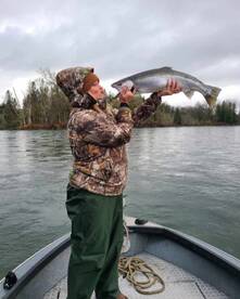 Catching steelhead daily! 