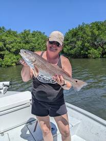 Redfish are biting