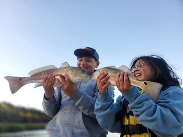 Redfish all morning
