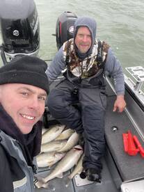 Detroit River and lake erie