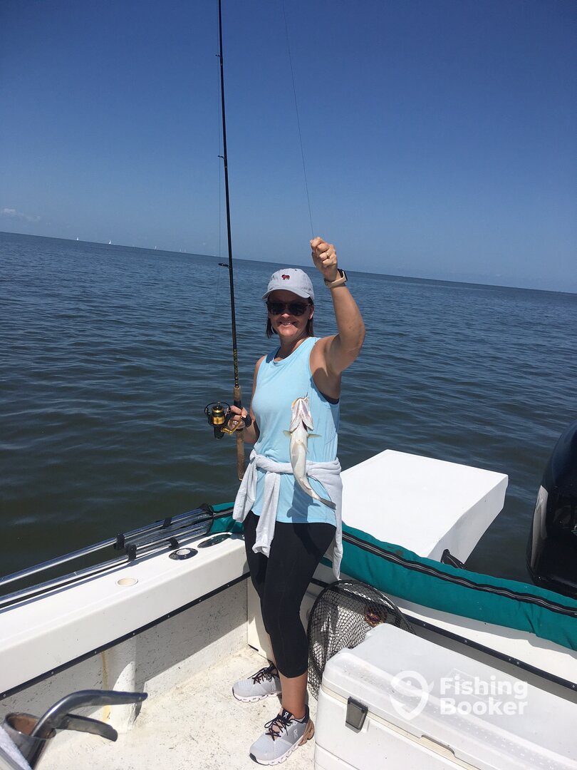 Debbie and her Trout!